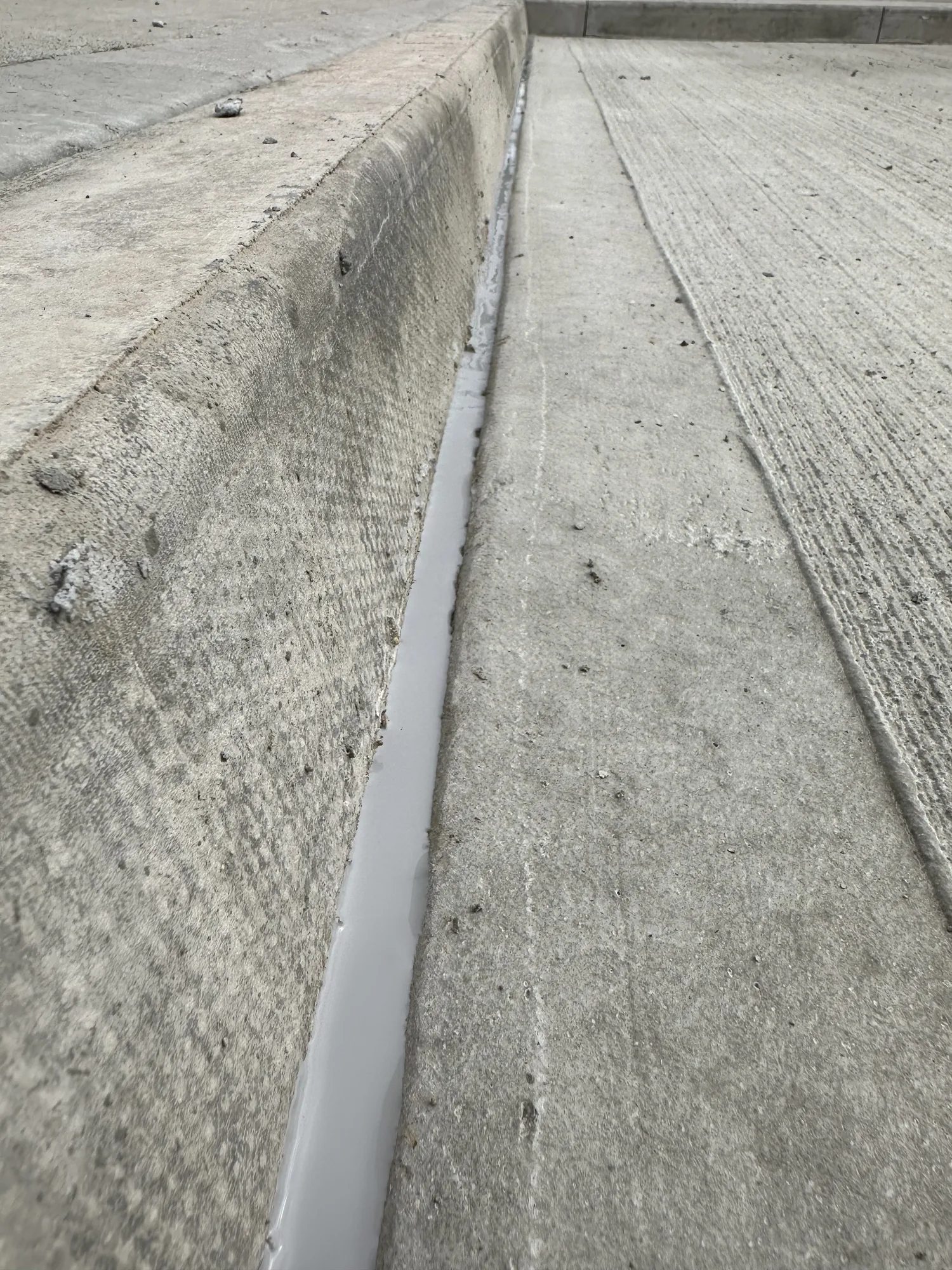 Concrete expansion joint sealed by Bristol Sealants